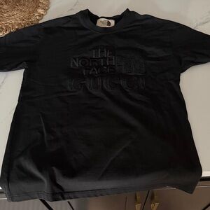 Gucci x The North Face Black Logo Tee
